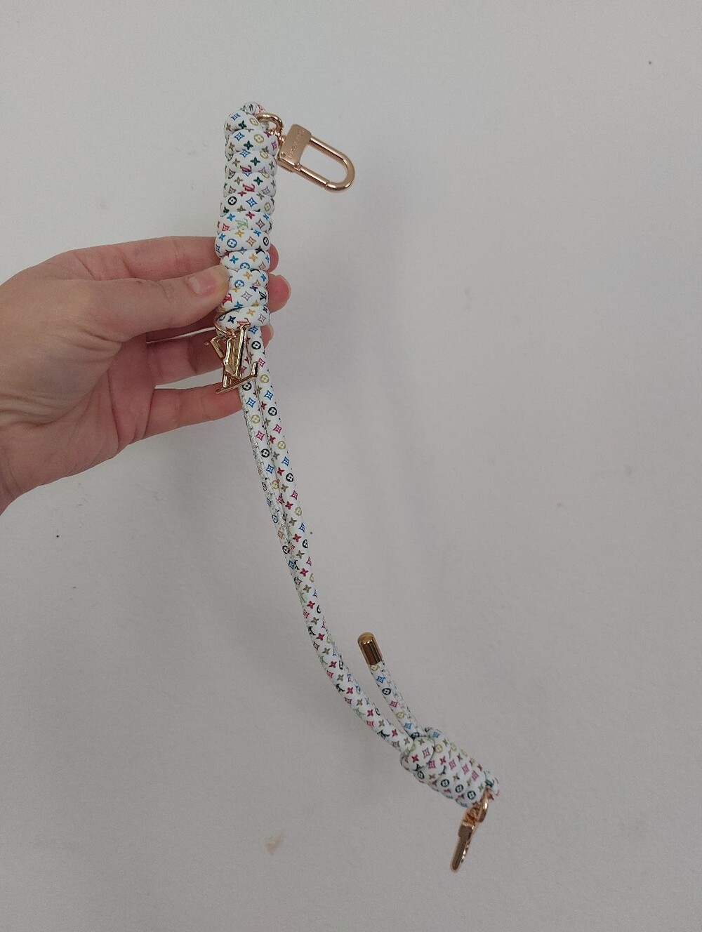 Multicolor Paracord Bag Keychain - Picture 3 of 5